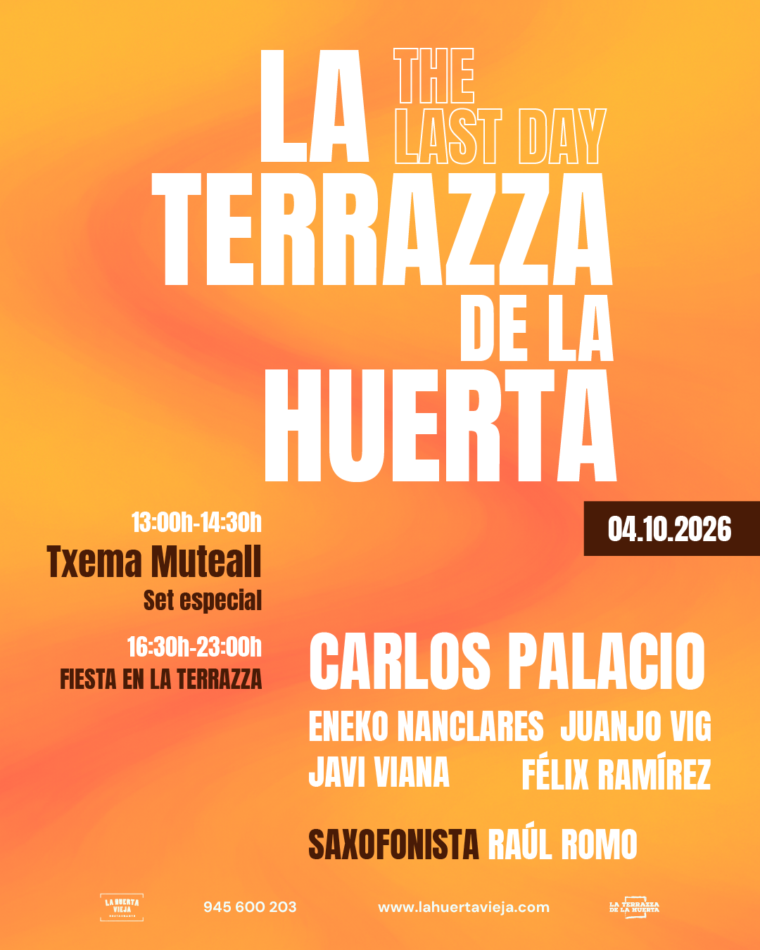 RRSS OCTUBRE CARTEL La Huerta Vieja Inicio | La Huerta Vieja